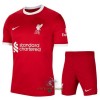 Officiële Voetbalshirt + Korte Broek Liverpool Thuis 2023-24 - Kids